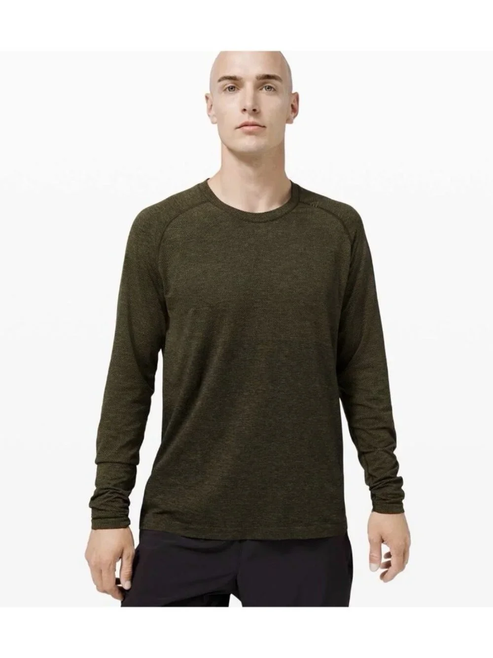 Men's Lululemon Metal Vent Tech Long Sleeve 2.0 Bronze Green/ Dark Olive Sz XL